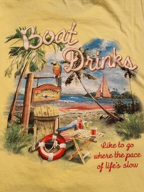 Margaritaville Yellow Tee
